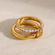 Doppelring Gold