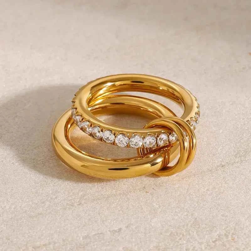 Doppelring Gold