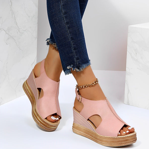 Heidi-Mode | Elegante, Langlebige Ledersandalen mit Einem Eleganten Schnallenriemen