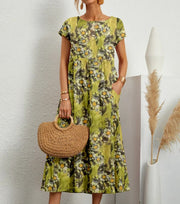Clara | Leichtes Kleid mit elegantem Blumenmuster