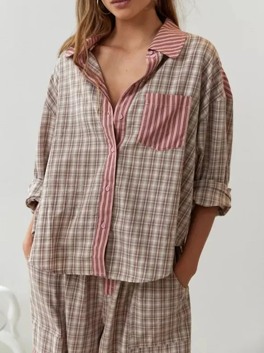 Payton Traumhafter Pyjama-Set | Rosa