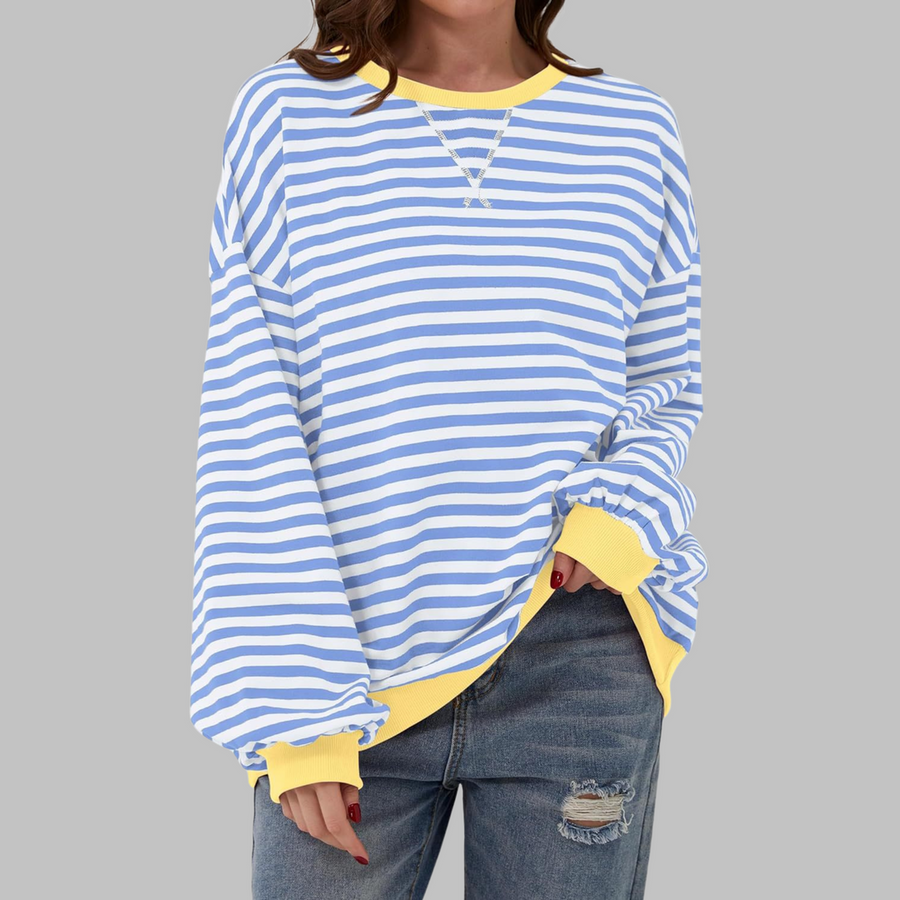 Lucy™ - Lässiger Gestreifter Pullover