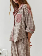 Payton Traumhafter Pyjama-Set | Rosa