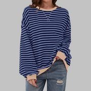 Lucy™ - Lässiger Gestreifter Pullover