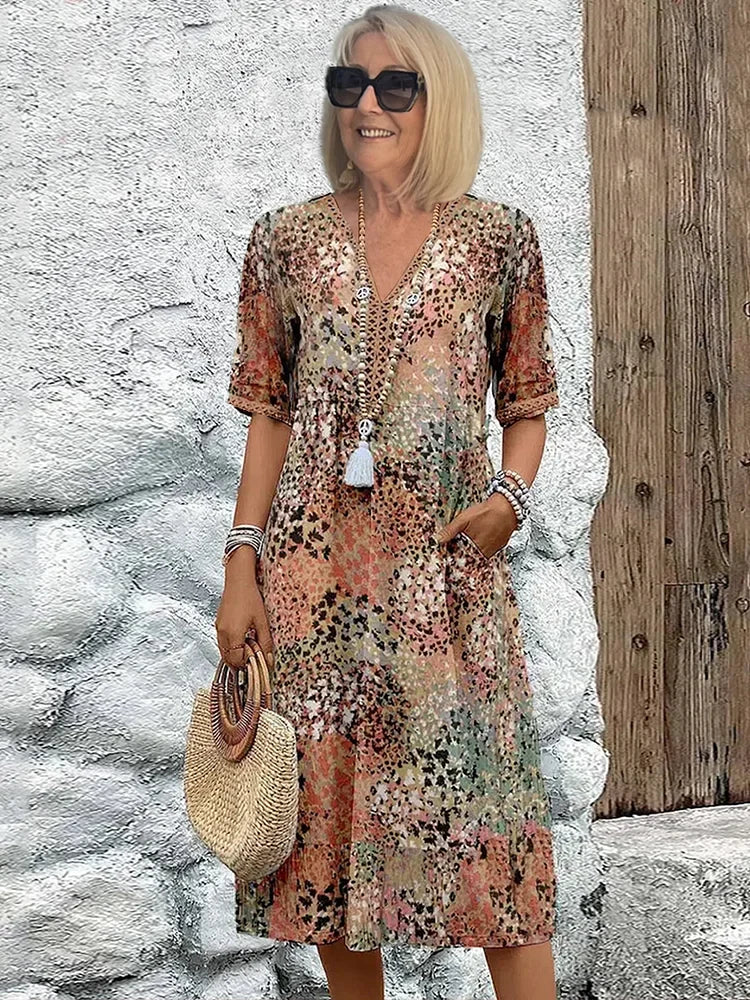 Tanya – Stilvolles Damen Sommerkleid