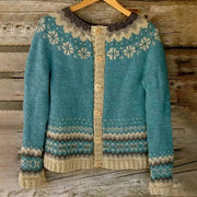 Dorothe | Vintage Island-Strickjacke