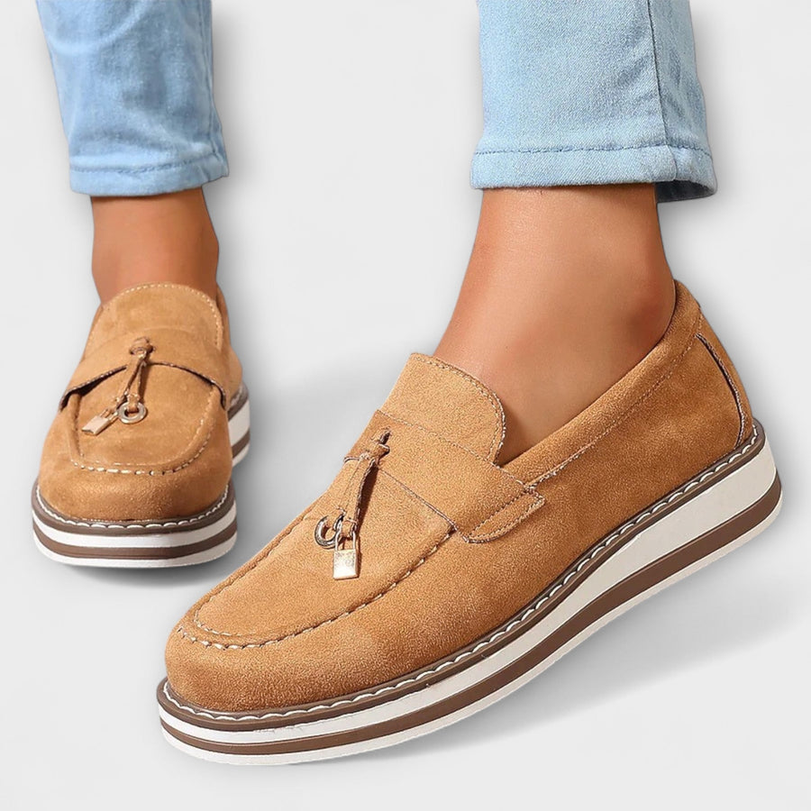 Valentina™ - Runde Nasen Casual Mokassins