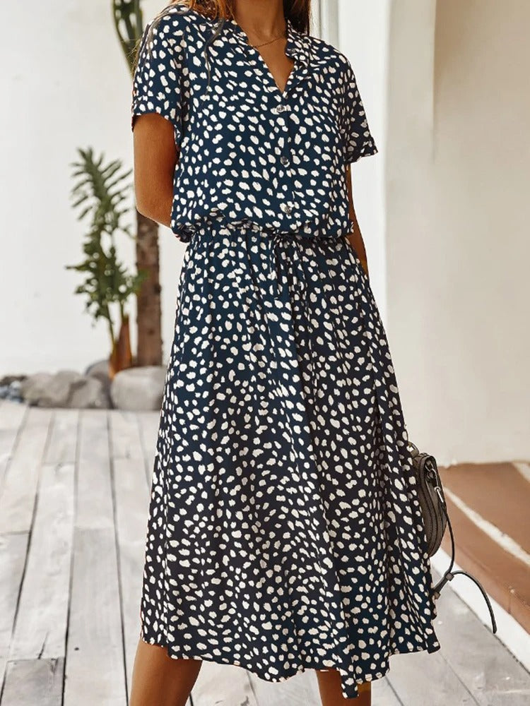 Luftiges Midi-Sommerkleid Damen – Elegant, Leicht & Bequem