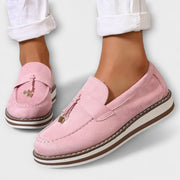 Valentina™ - Runde Nasen Casual Mokassins