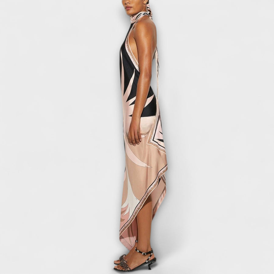 Ivy - Exklusives Satin-Trägerkleid