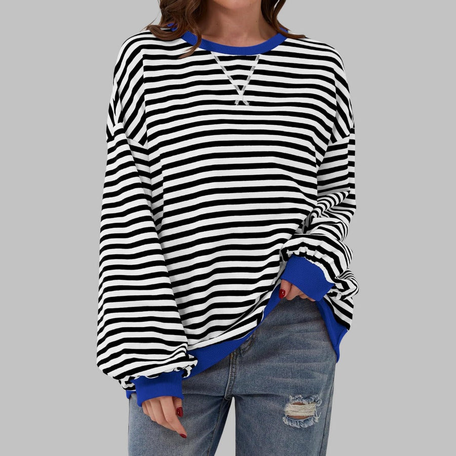 Lucy™ - Lässiger Gestreifter Pullover