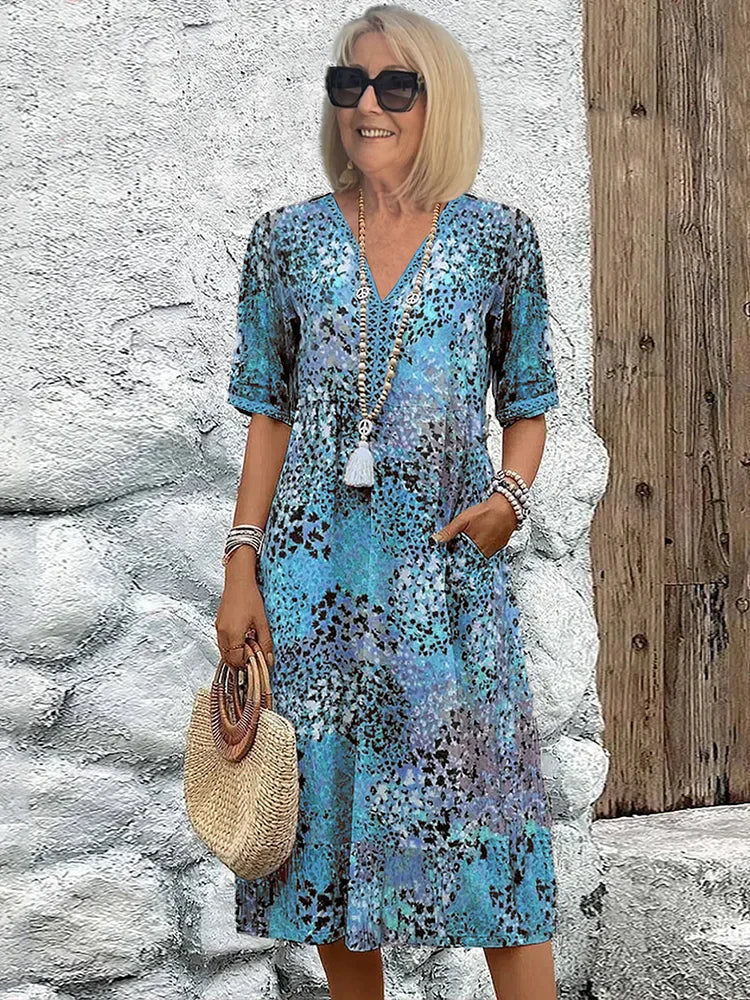 Tanya – Stilvolles Damen Sommerkleid