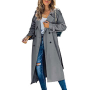 Beatrice | Damen Lässiger Trenchcoat mit Knöpfen