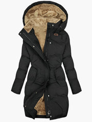 Merisa™ – Gefütterte Winterjacke mit Kapuze und Reißverschluss