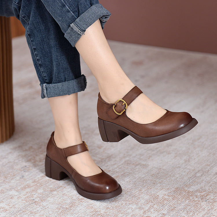 Mila® | Agnes Leder Mary Janes