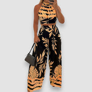 Eline | Tropical Print Zweiteiliges Set
