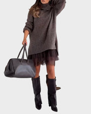 Yliane – Zweiteiliges Freizeit-Set mit Rollkragenpullover