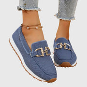 Sarah | Damen Frühlings Lässige Slip-On Loafer Schuhe