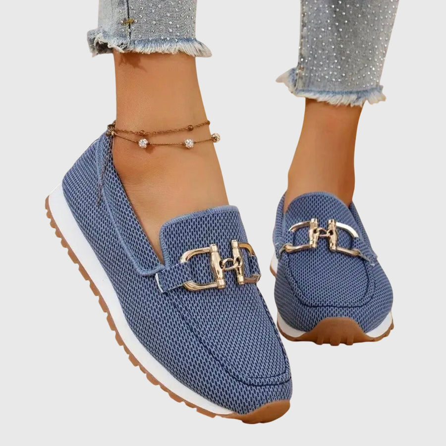 Sarah | Damen Frühlings Lässige Slip-On Loafer Schuhe