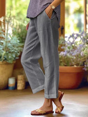Heidi-Mode | Damen Sommer Leinenhose