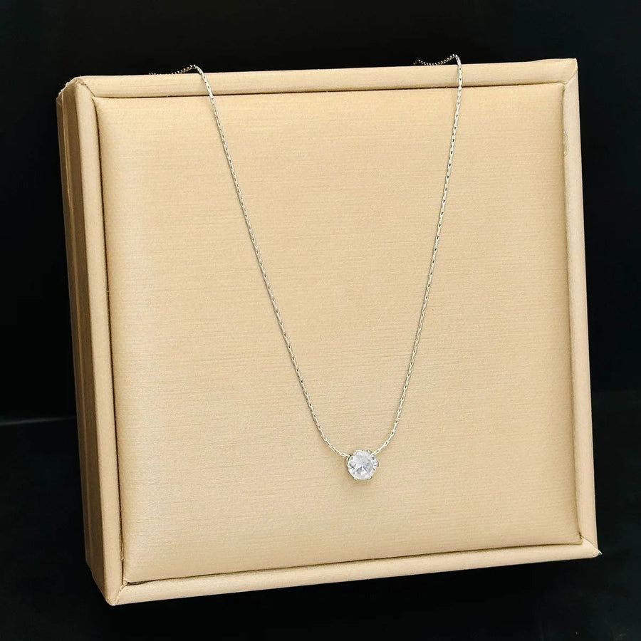 Cléa Moissanit Edelstein Kette