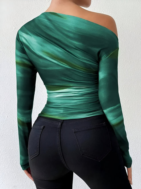 Ivelisse | elegantes lässiges langarm-t-shirt