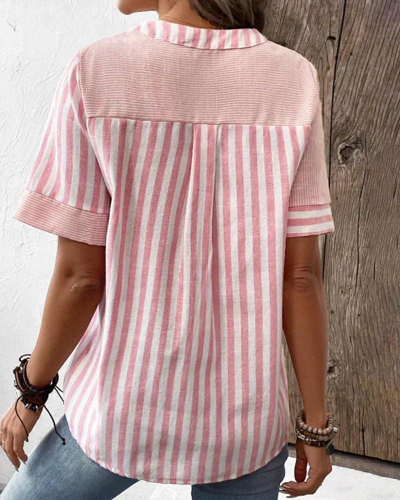 Mila | Elegante gestreifte Bluse