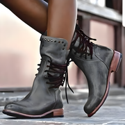 Solvia Elegante Komfort-Stiefel | Grau