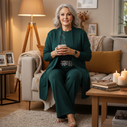Elvy™ - Elegantes und Vielseitiges Dreiteiliges Damenset