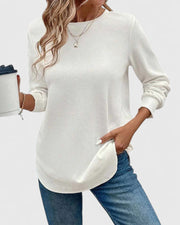 Arvenne Top mit Seitenschlitz | Übergangsjacke für Damen