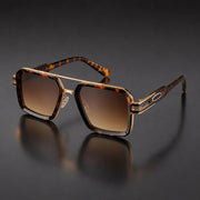 Eckige Damen-Sonnenbrille mit Doppelsteg