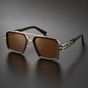 Eckige Damen-Sonnenbrille mit Doppelsteg
