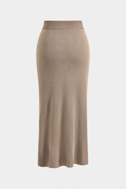 Marlene | Elegantes Strick-Set mit Cardigan & Rock