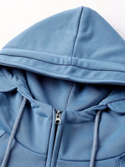 Bieber – Bequemer Kapuzenpullover Mit Mehreren Taschen