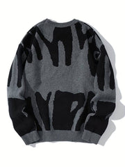 Gemusterter Damen Strickpullover