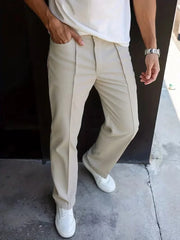Elegante Herren Pantalon mit Geradem Bein