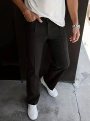 Elegante Herren Pantalon mit Geradem Bein