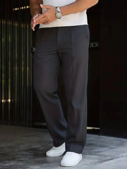 Elegante Herren Pantalon mit Geradem Bein