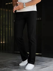 Elegante Herren Pantalon mit Geradem Bein