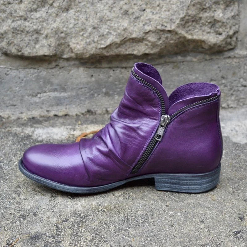 Heidi-Mode | Elegante Lederstiefeletten