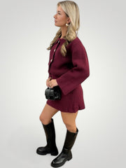 Sanna | Stilvolles Button-Down-Set mit Rock
