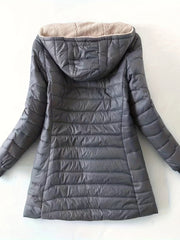 Klassische Fleece Winterjacke Mit Reißverschluss Für Damen | Herbst