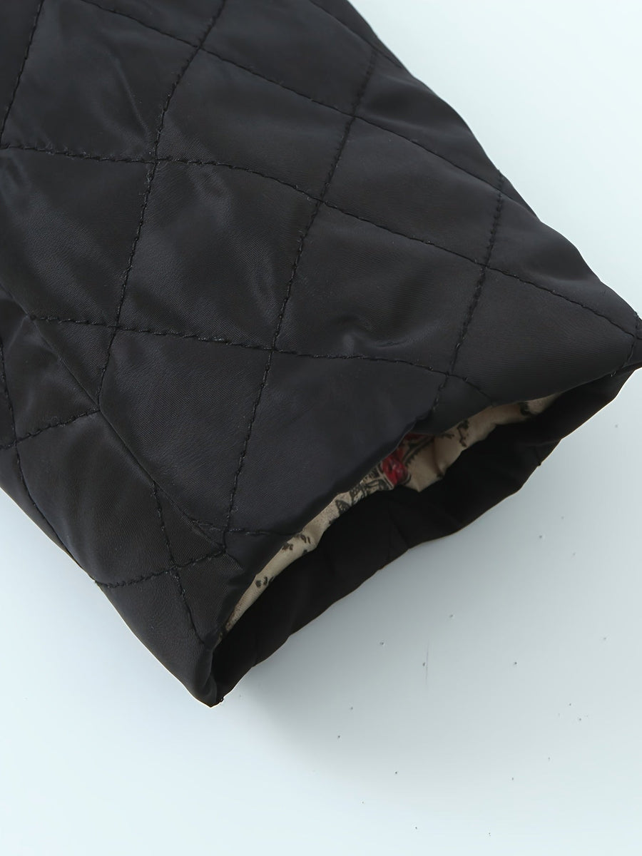 Stylische Gesteppte Winterjacke Für Damen | Mit Kapuze