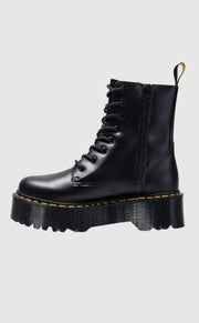 Ella | Elegante Plateaustiefel aus Leder – Stilvolle Schuhe mit Komfort