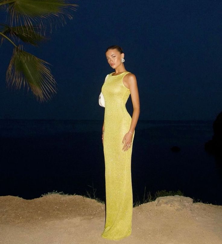 Elsa | Damen Ärmelloses Maxikleid – Fließendes Sommerkleid Urlaub & Hochzeit 2026