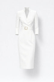 Etuikleid Damen Midi Elegant