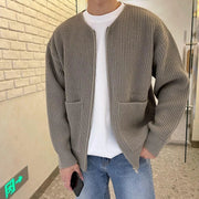Heidi-Mode | Herren Strickjacke mit Reißverschluss