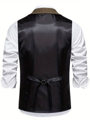Herren Stilvolle Vintage Weste | Tailliert