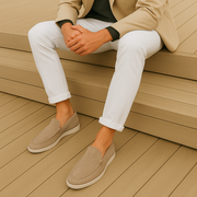 Elegante Slipper aus Veloursleder für Herren