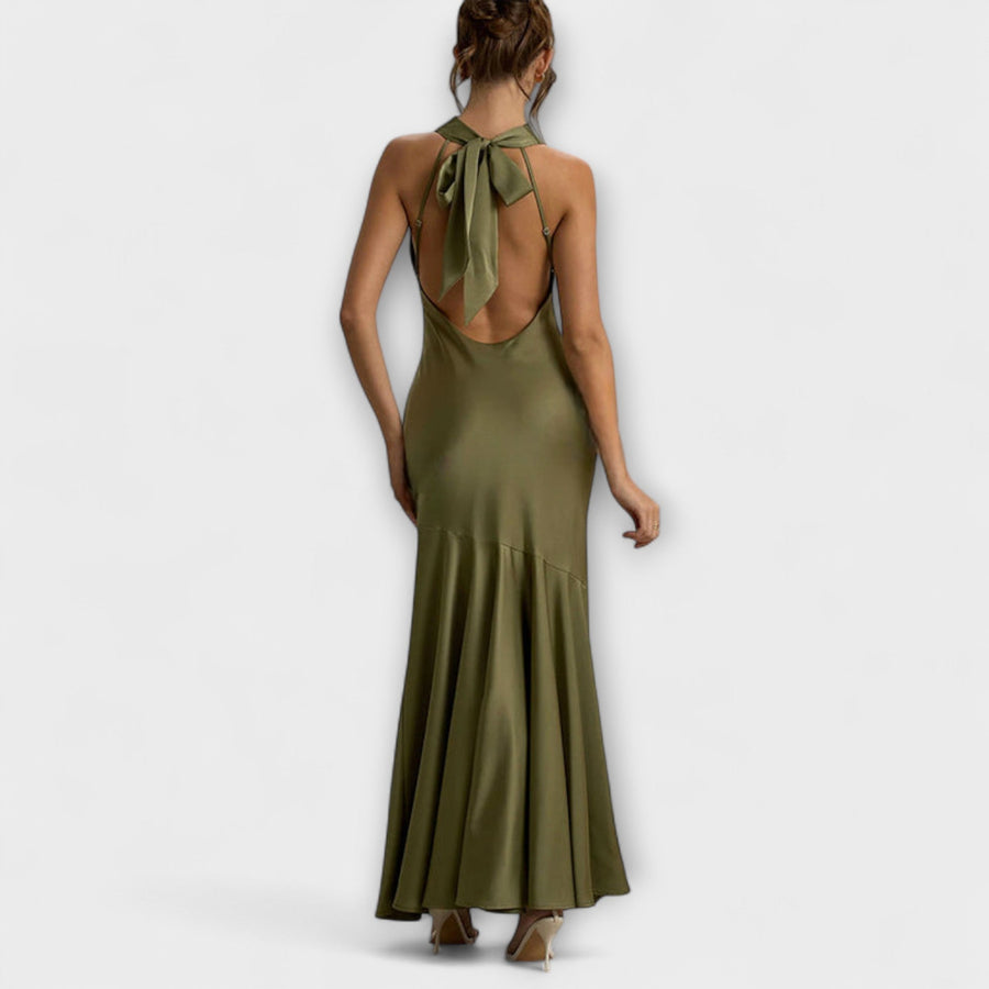 Lennon - Elegantes Satin-Maxi-Kleid